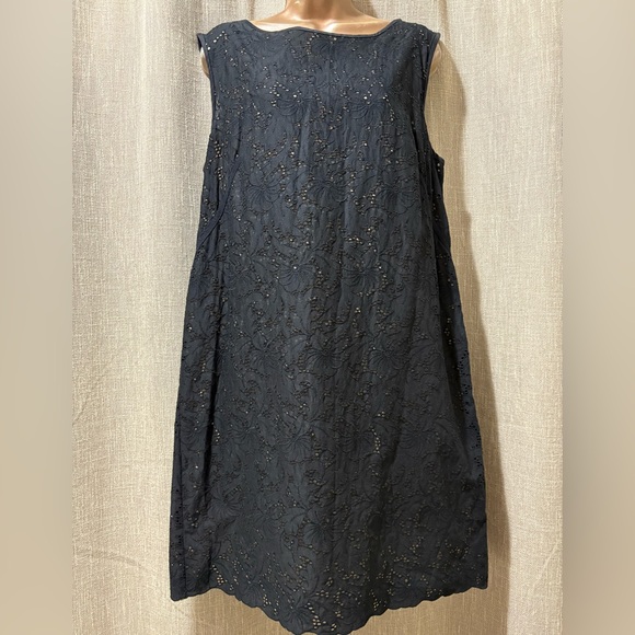 LOFT Black Sleeveless Sheath Midi Dress - Picture 1 of 7